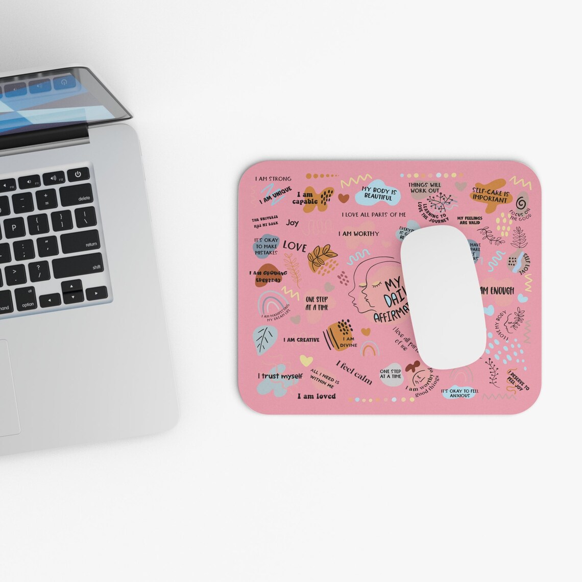 Women's Daily affirmations Mousepad Women's Daily affirmations Mousepad