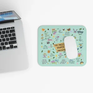 the positive mindset, friend gift, affirmation mousepad, gift for her, gift for him, counselor office, social worker, great mousepad