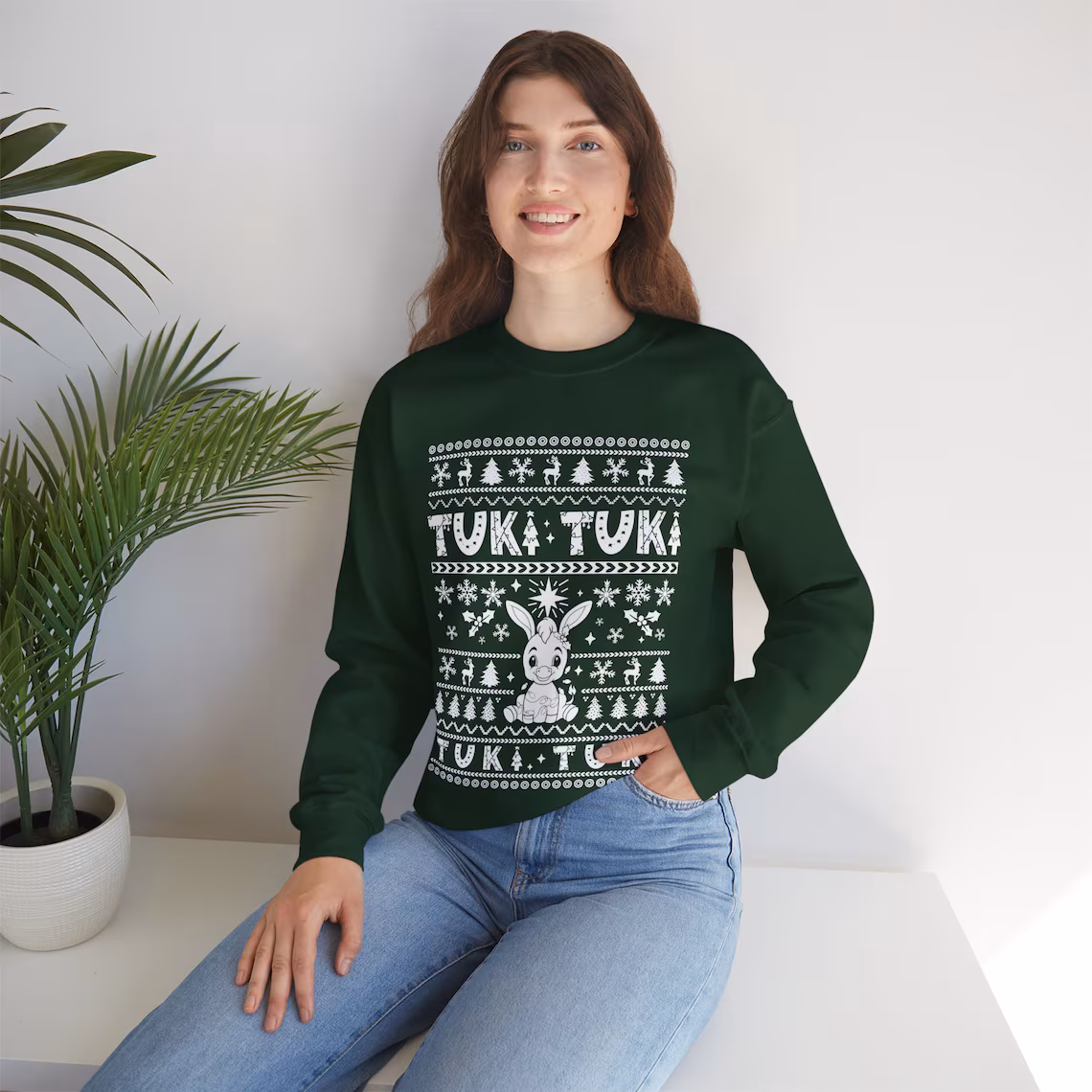 christmas spanish tuki tuki ugly sweater: feliz navidad sweatshirt, christmas 2025 christmas spanish tuki tuki ugly sweater: feliz navidad sweatshirt, christmas 2025