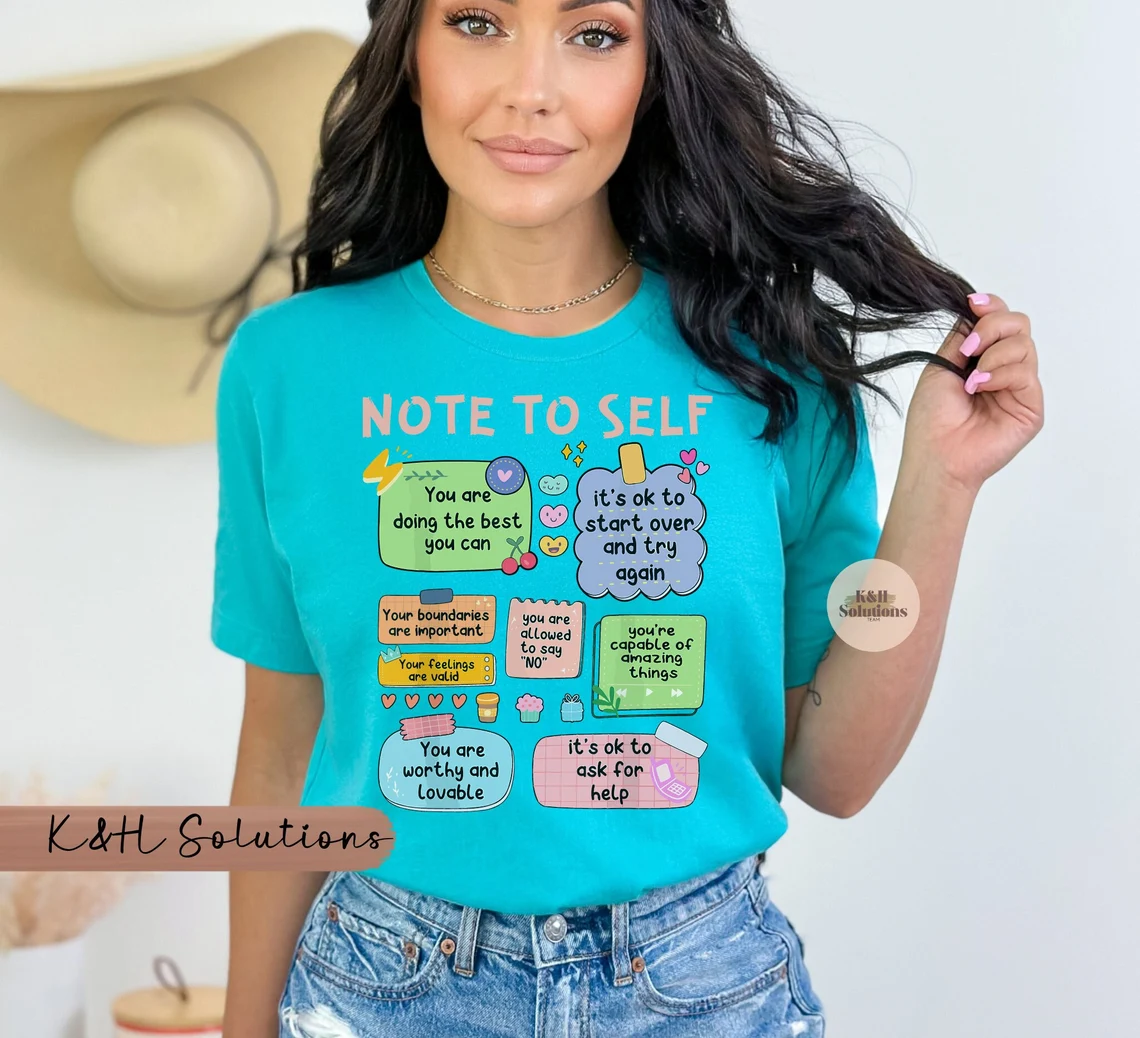counselor shirt: mental health note to self, school psychologist gift counselor shirt: mental health note to self, school psychologist gift