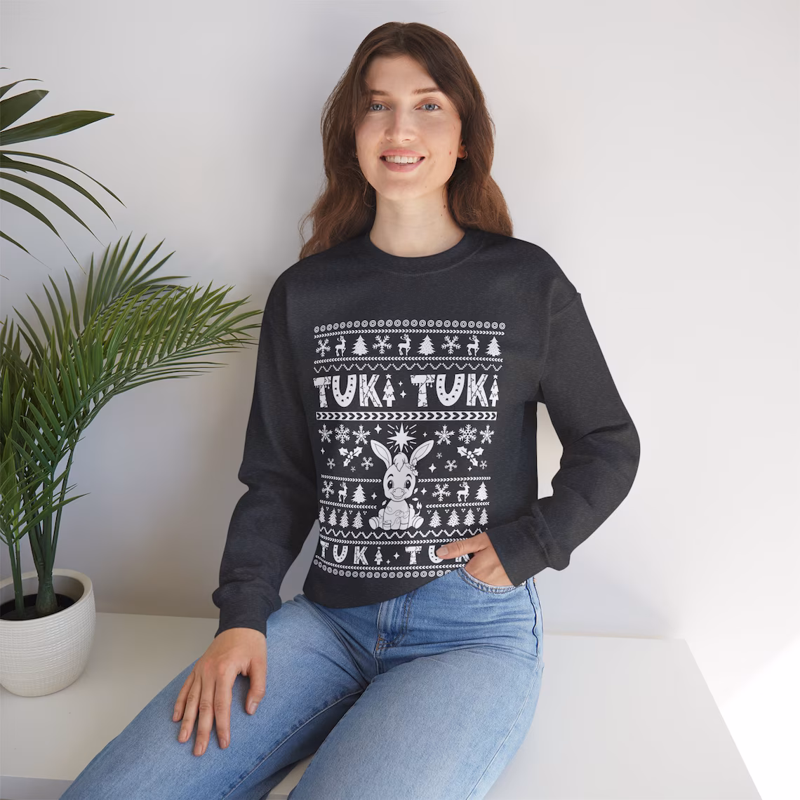 christmas spanish tuki tuki ugly sweater: feliz navidad sweatshirt, christmas 2025 christmas spanish tuki tuki ugly sweater: feliz navidad sweatshirt, christmas 2025