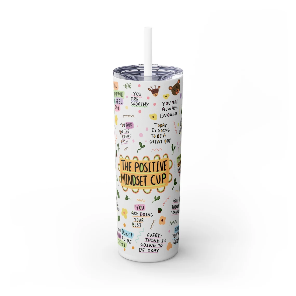 my positive mindset cup, daily affirmations tumbler, 20oz tumbler, gift for a friend, gift idea my positive mindset cup, daily affirmations tumbler, 20oz tumbler, gift for a friend, gift idea