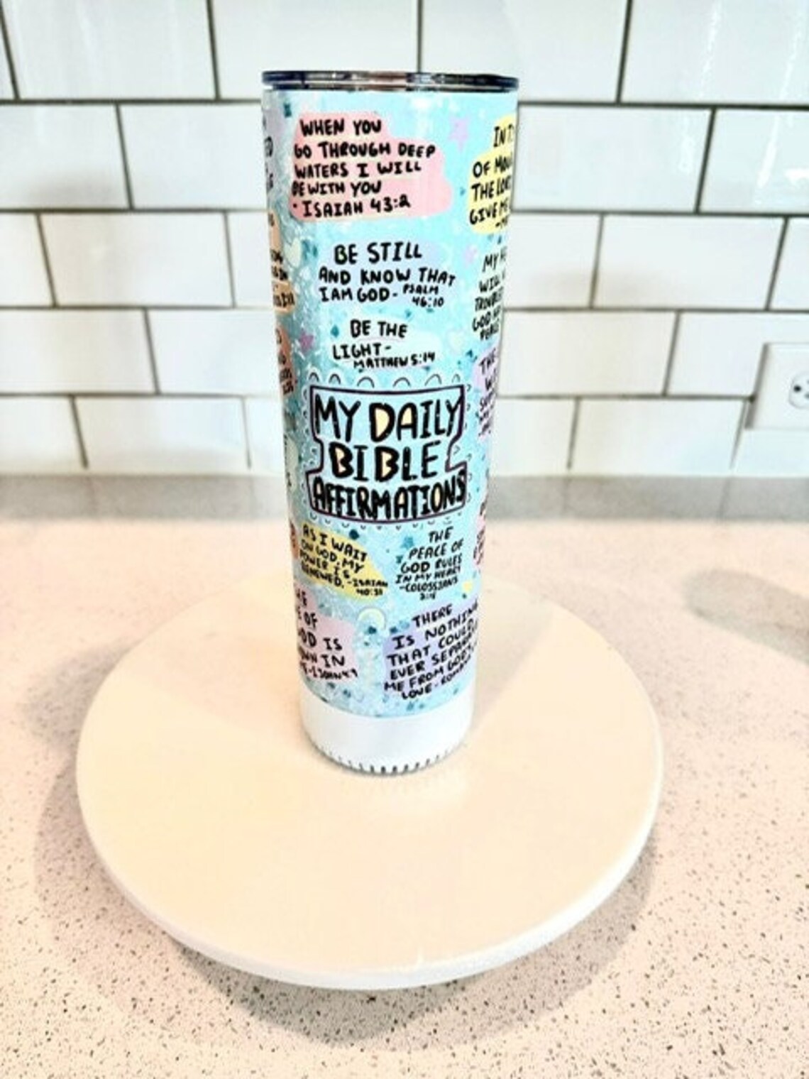 mental health matters tumbler with speaker: daily affirmations 20oz mental health matters tumbler with speaker: daily affirmations 20oz