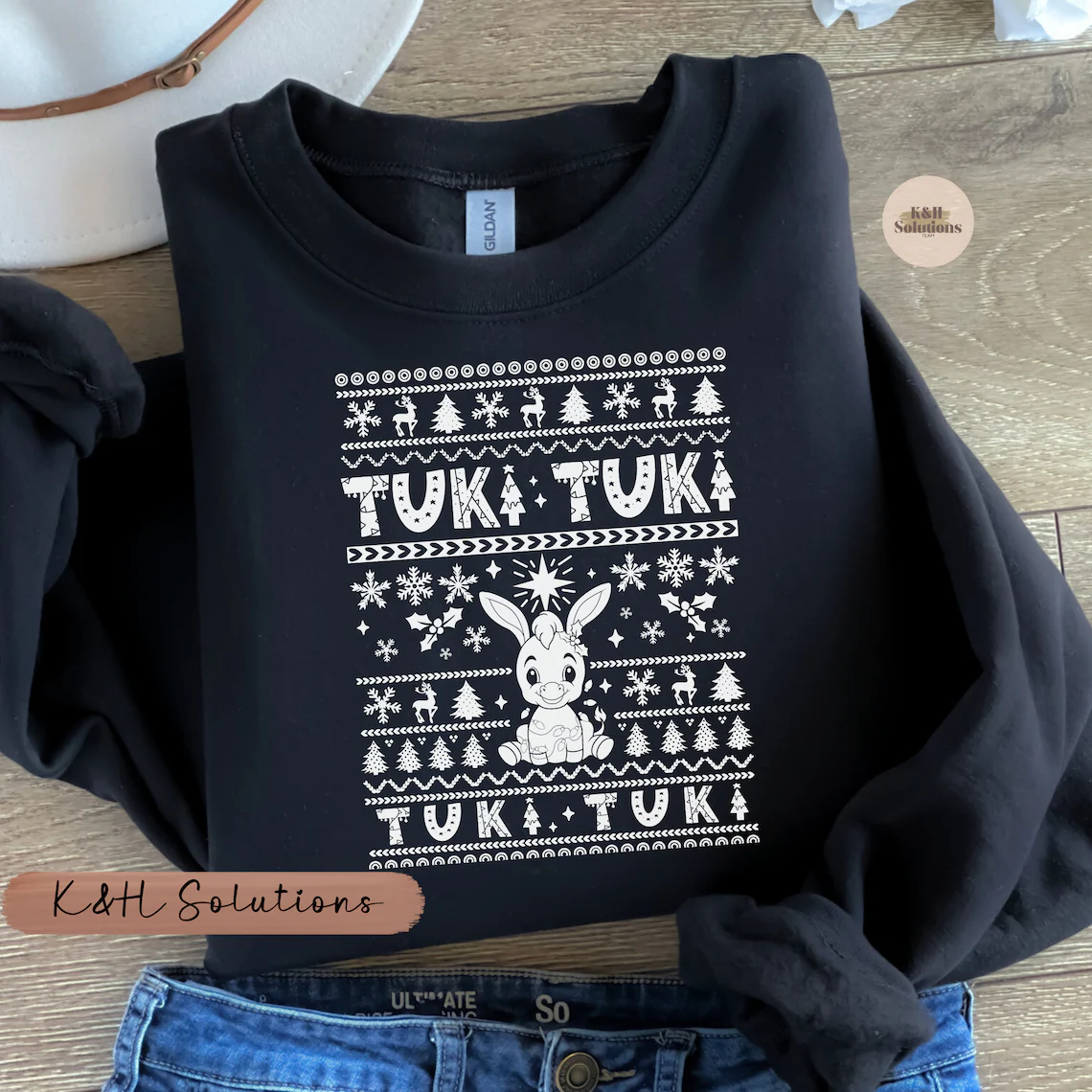 christmas spanish tuki tuki ugly sweater: feliz navidad sweatshirt, christmas 2025 christmas spanish tuki tuki ugly sweater: feliz navidad sweatshirt, christmas 2025
