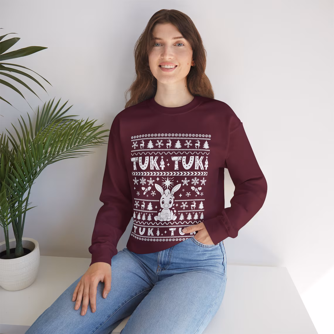 christmas spanish tuki tuki ugly sweater: feliz navidad sweatshirt, christmas 2025 christmas spanish tuki tuki ugly sweater: feliz navidad sweatshirt, christmas 2025