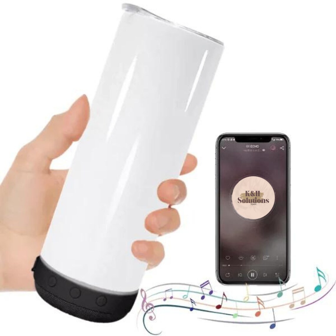 mental health matters tumbler with speaker: daily affirmations 20oz mental health matters tumbler with speaker: daily affirmations 20oz