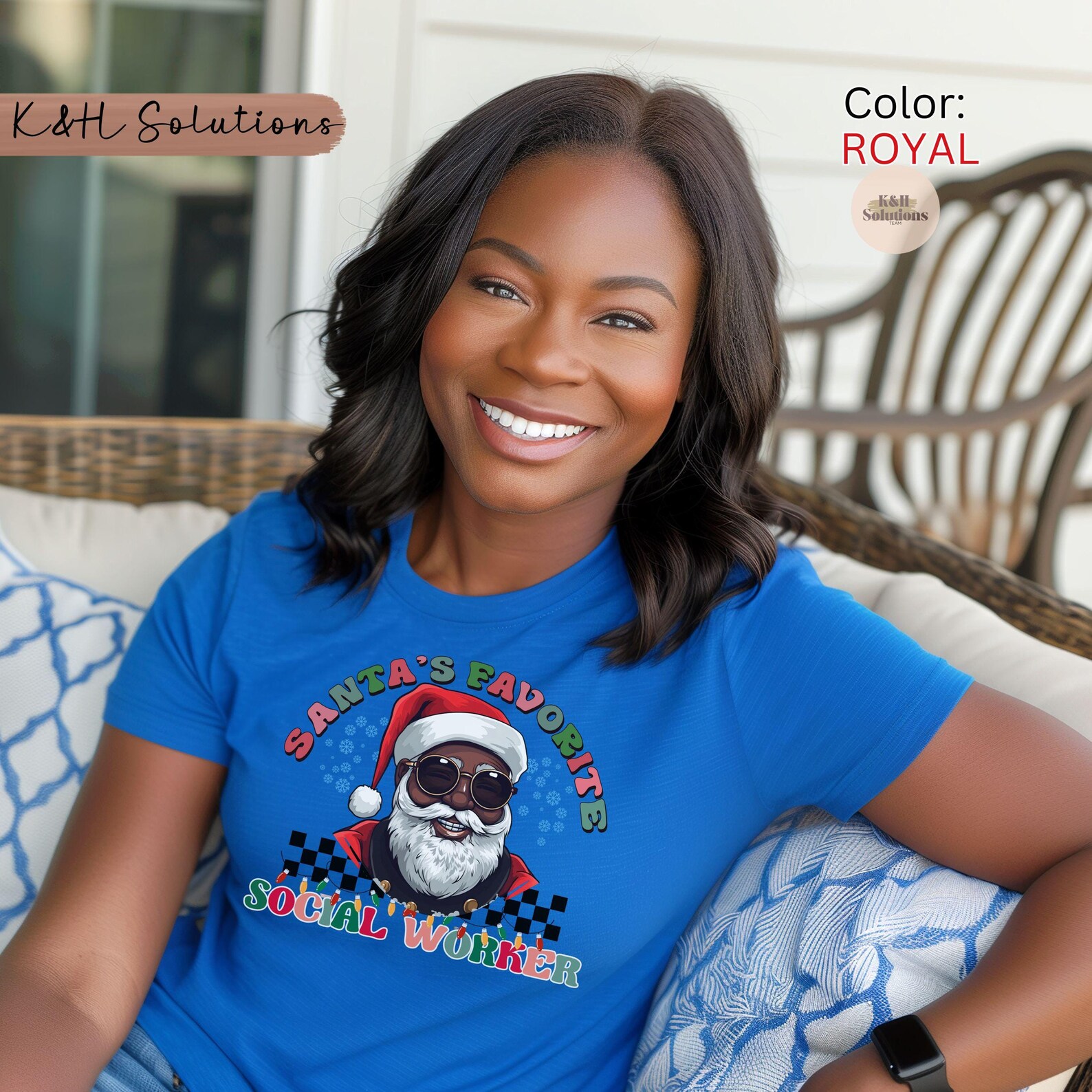 santa’s favorite social worker #2 black santa santa’s favorite social worker #2 black santa