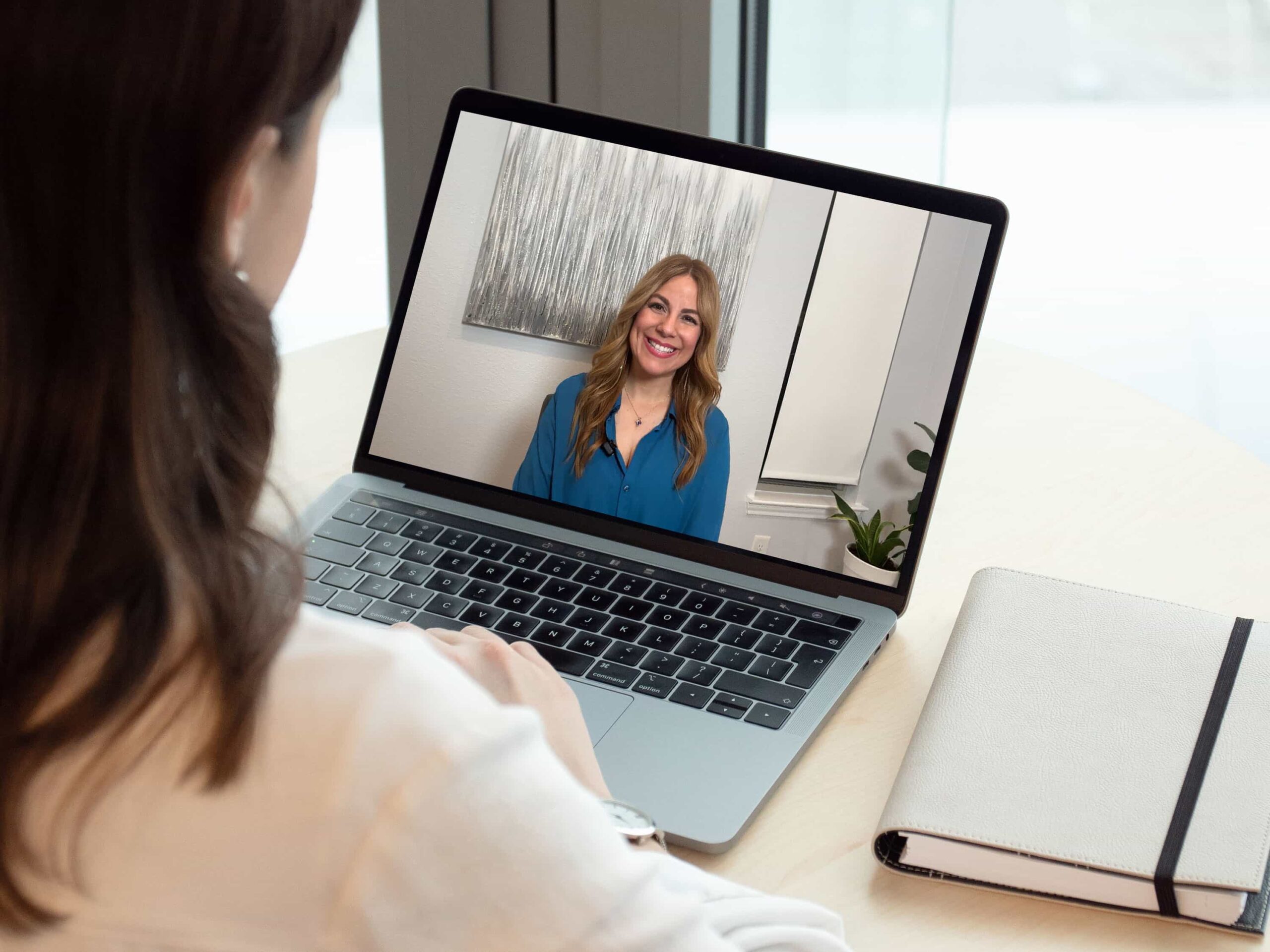 1free woman using laptop website mockup min min