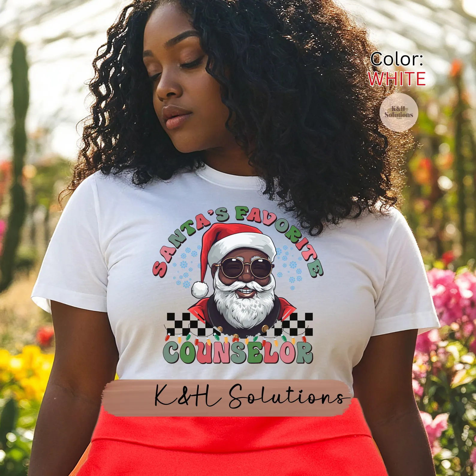 santa’s favorite counselor #2 black santa santa’s favorite counselor #2 black santa