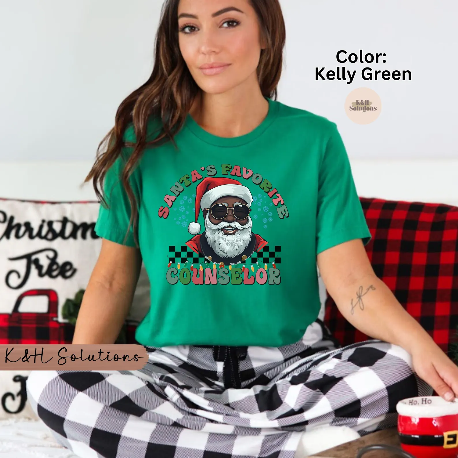 santa’s favorite counselor #2 black santa santa’s favorite counselor #2 black santa