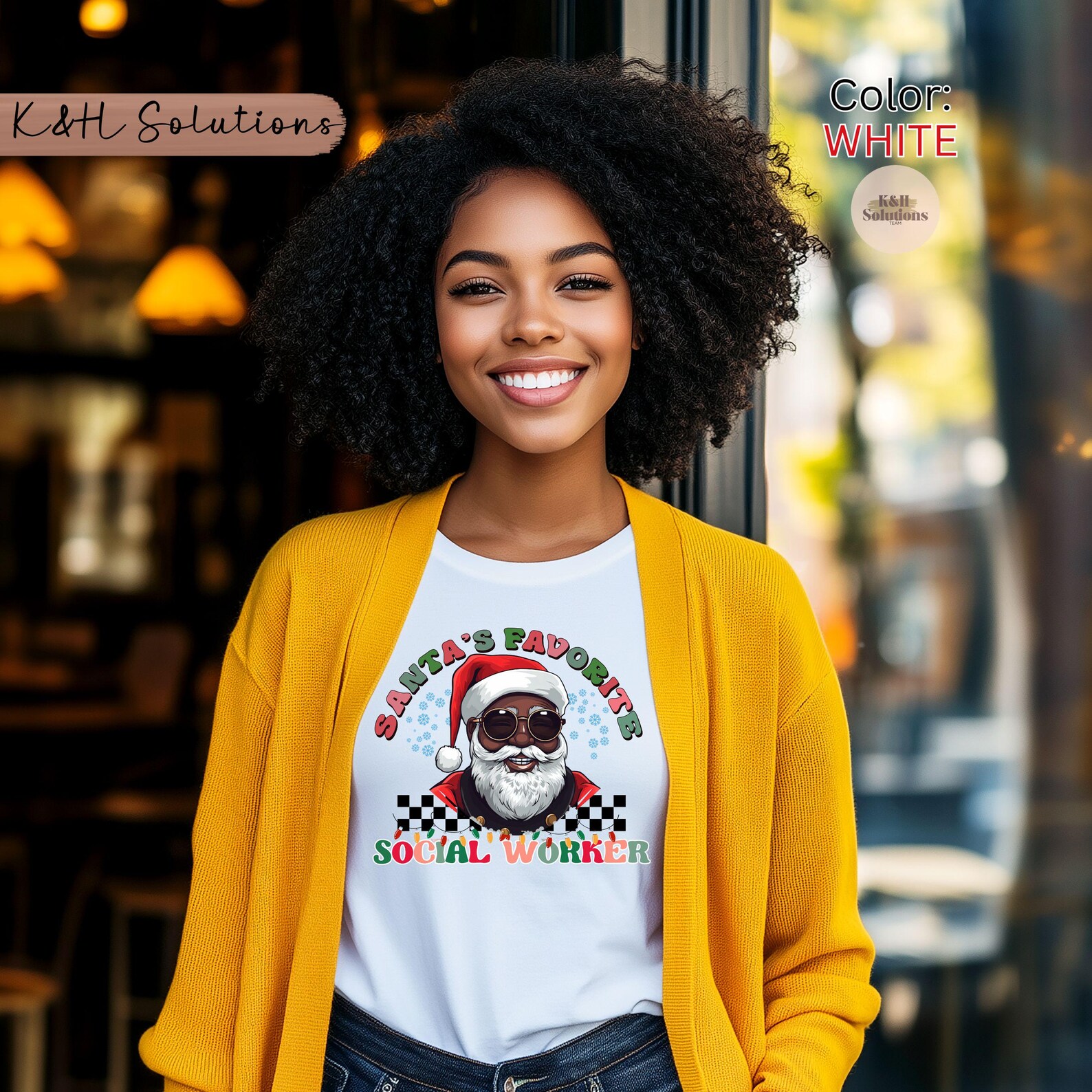 santa’s favorite social worker #2 black santa santa’s favorite social worker #2 black santa