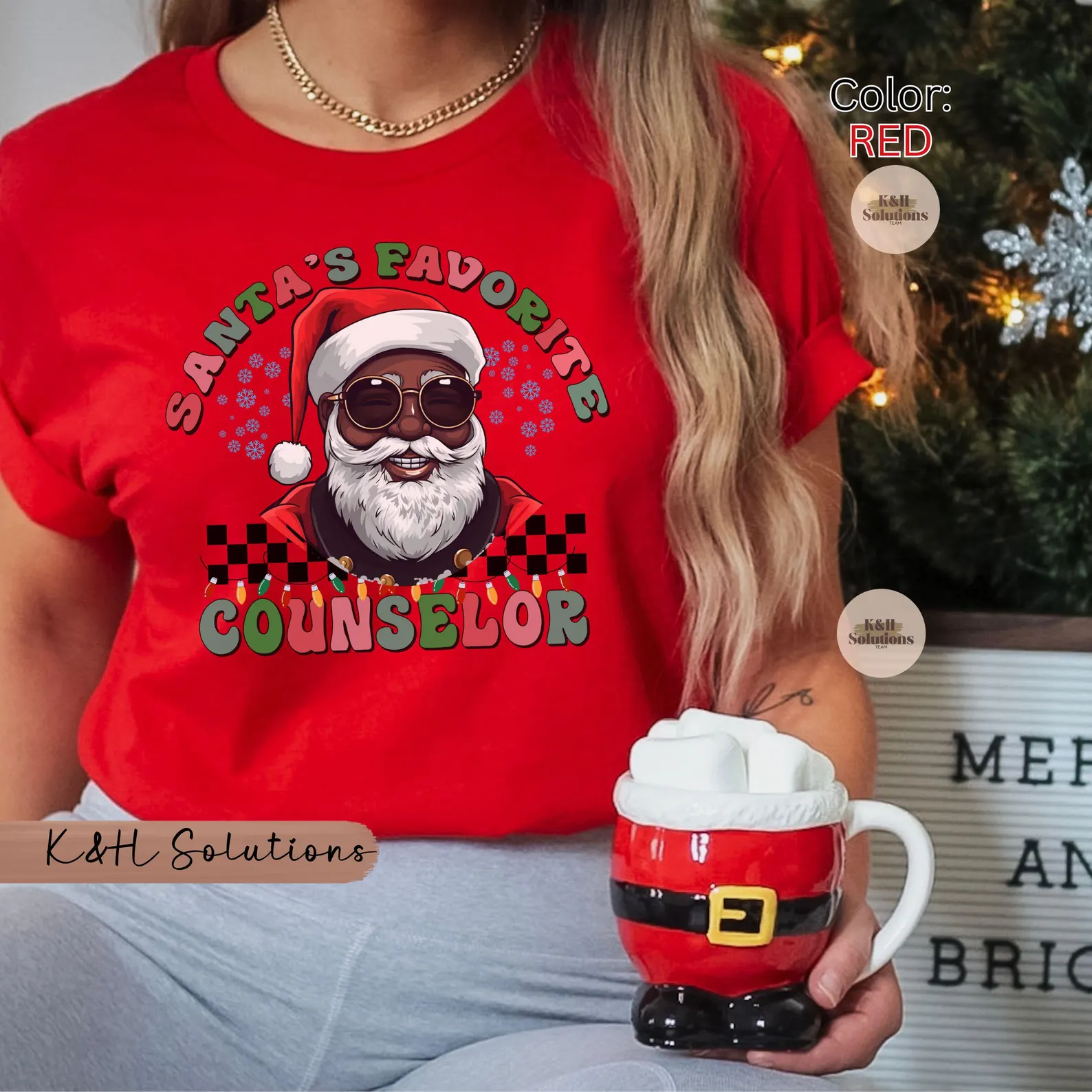 santa’s favorite counselor #2 black santa santa’s favorite counselor #2 black santa