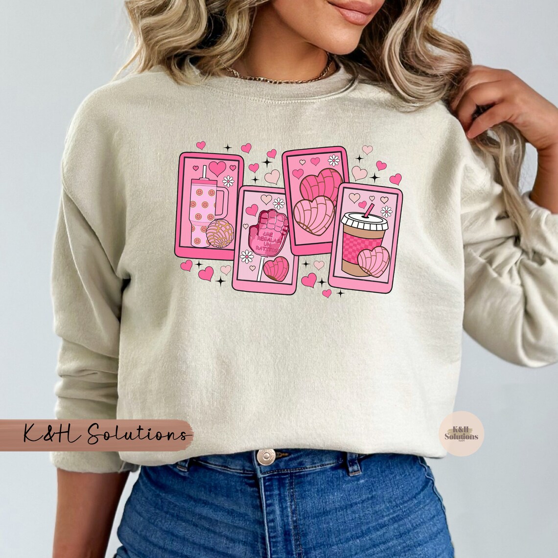Concha Candy Hearts Sweatshirt Concha Candy Hearts Sweatshirt