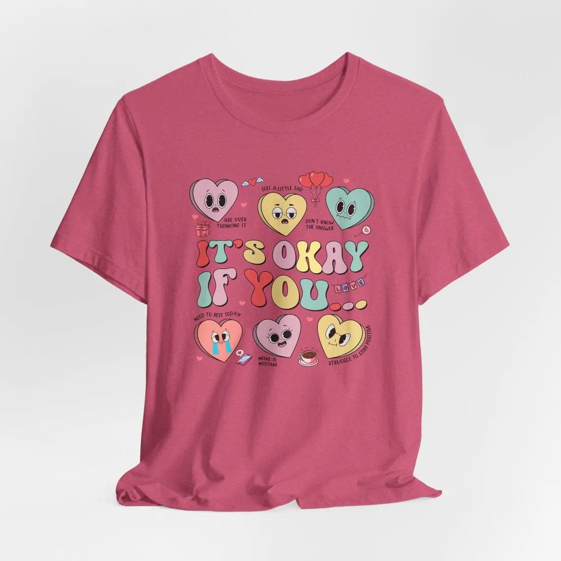 mental health matters shirt: emotion hearts valentine’s day tee tipo: shirt mental health matters shirt: emotion hearts valentine’s day tee tipo: shirt