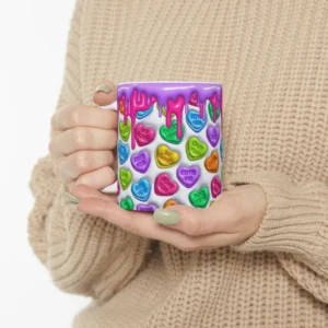 SUBLIMATION MUG - Conversation Hearts Mug