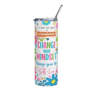 change your mindset 20oz tumbler