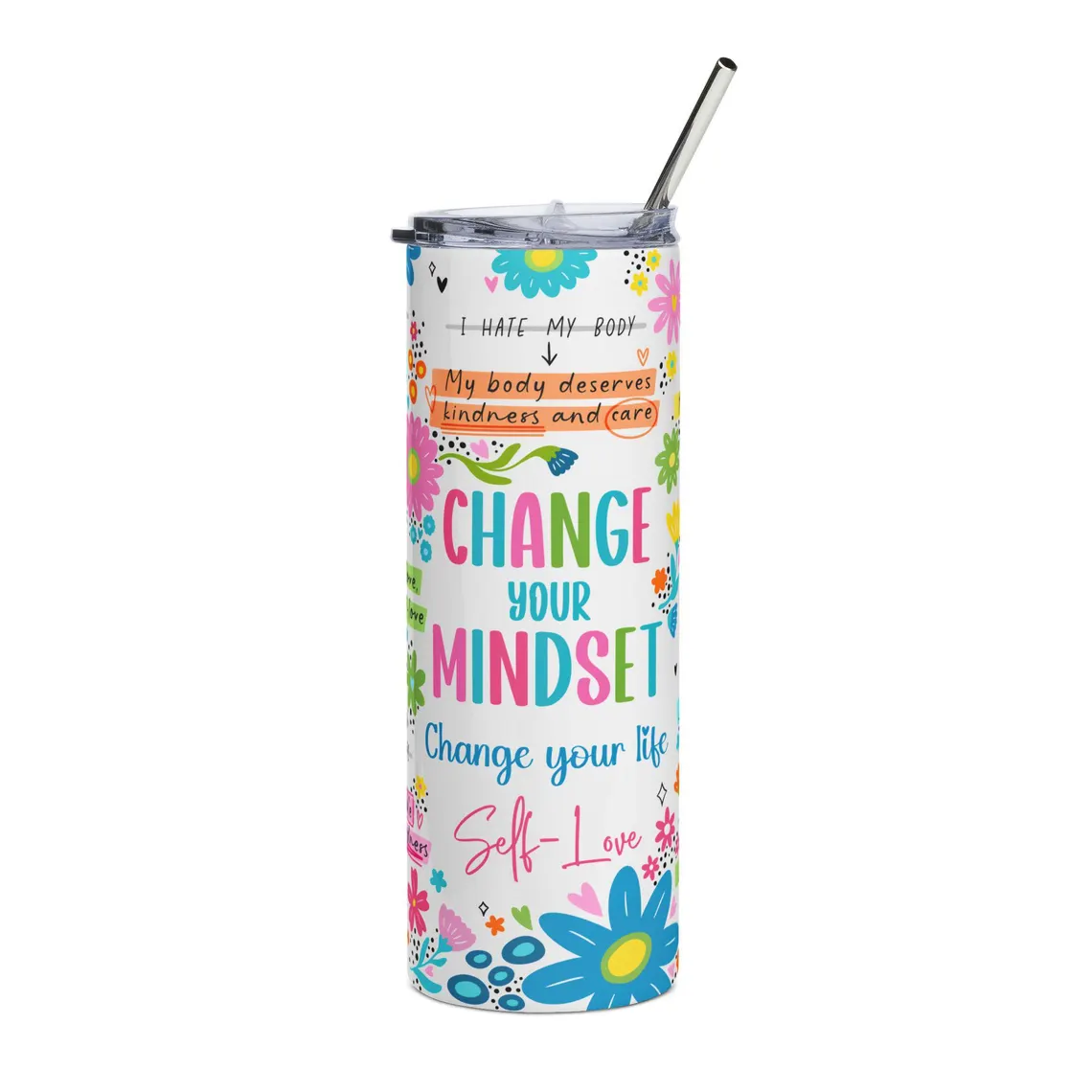 change your mindset 20oz tumbler change your mindset 20oz tumbler
