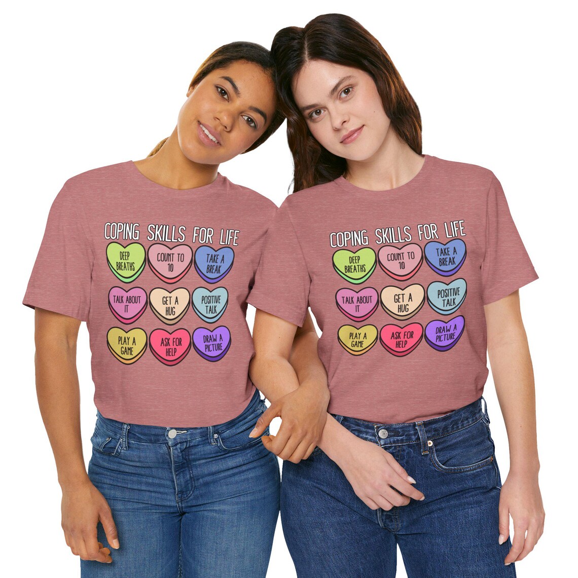 coping skills conversation hearts – black coping skills conversation hearts – black