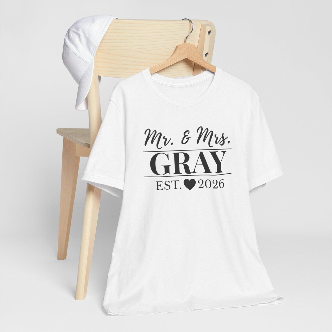 custom newlywed shirt – just married (mr. & mrs. gray) custom newlywed shirt – just married (mr. & mrs. gray)