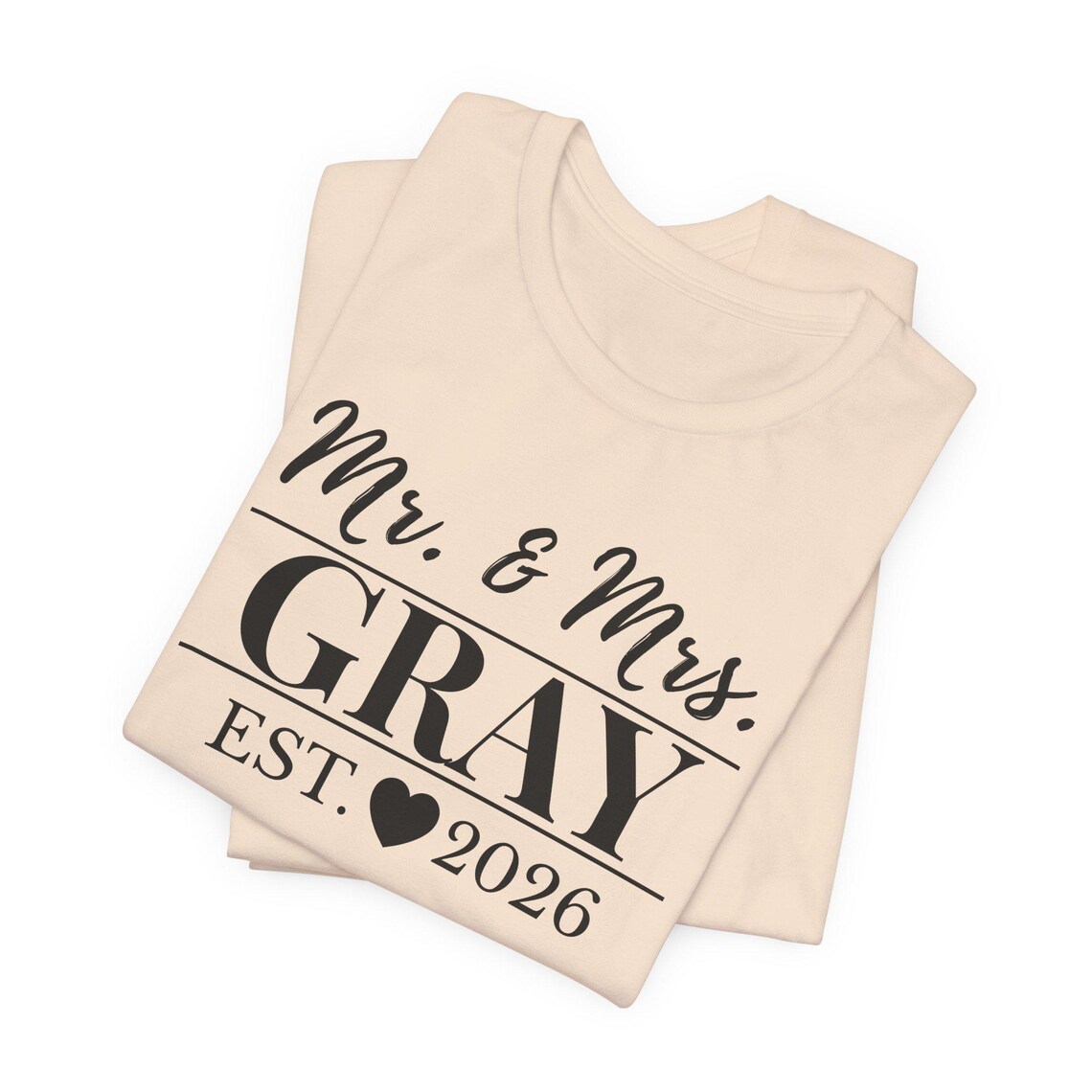 custom newlywed shirt – just married (mr. & mrs. gray) custom newlywed shirt – just married (mr. & mrs. gray)