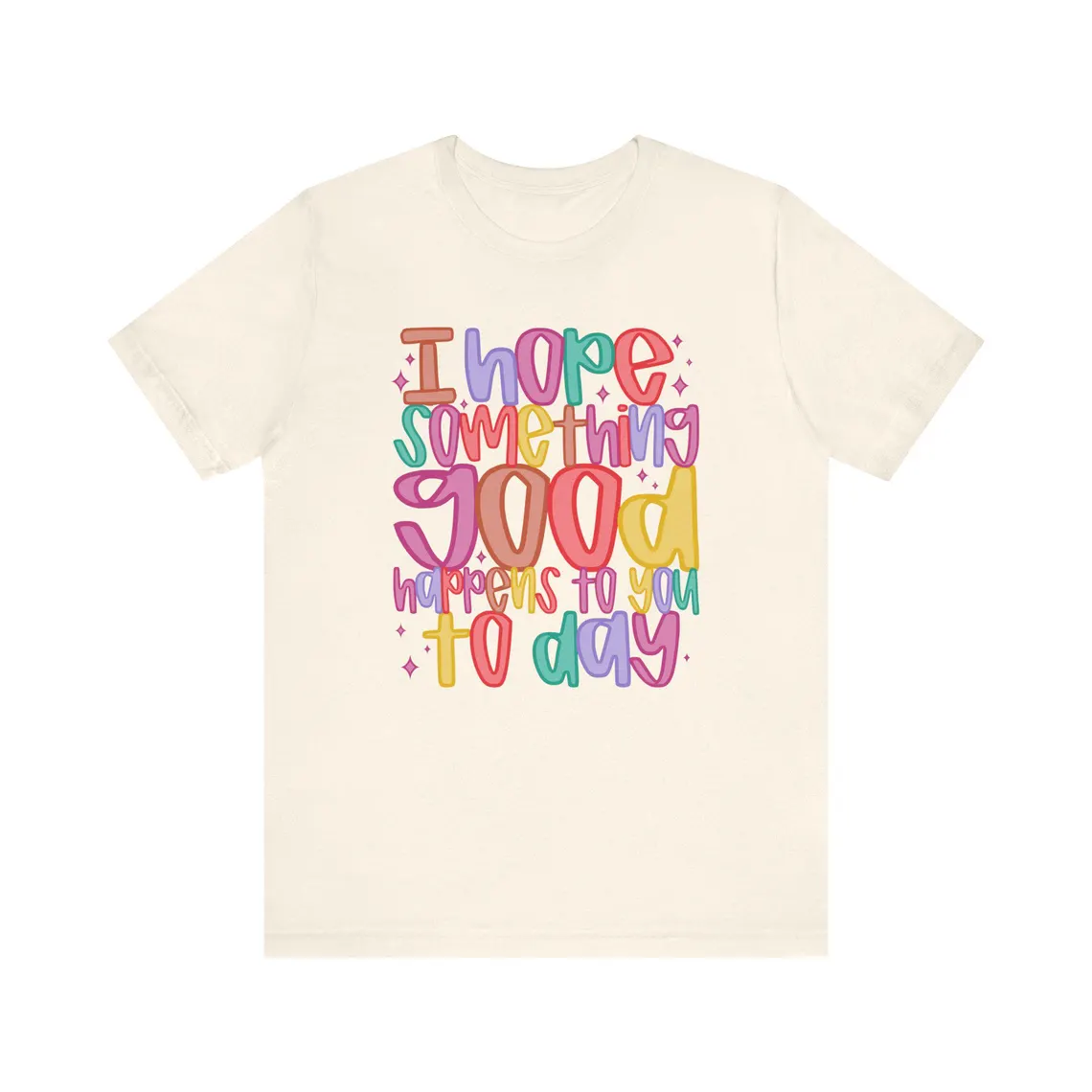 i hope something good happens today – black t shirt i hope something good happens today – black t shirt