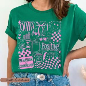 data positive collage – green
