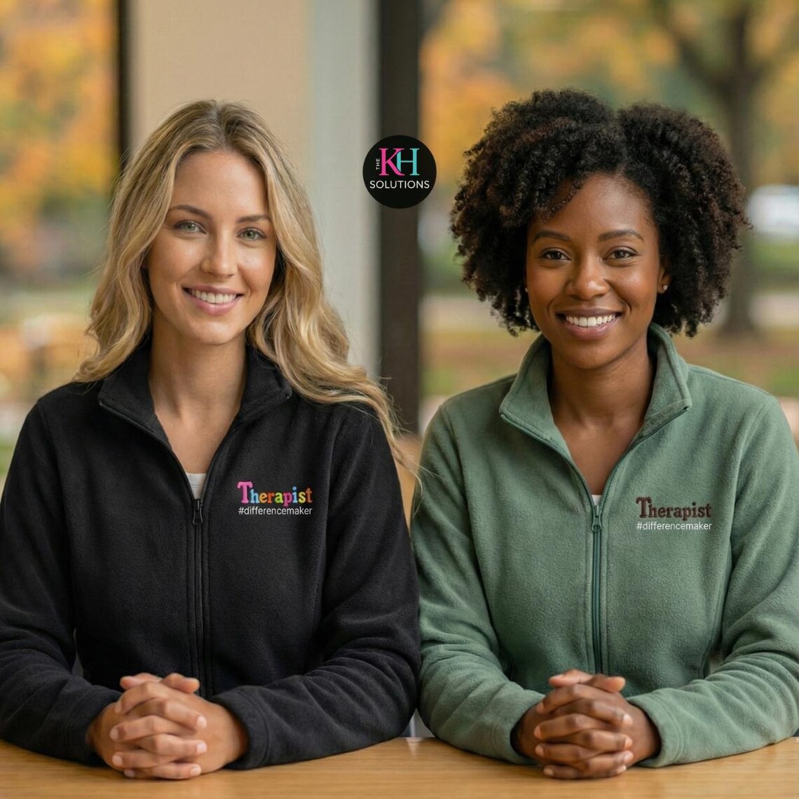 therapist jacket – embroidered full zip therapist jacket – embroidered full zip