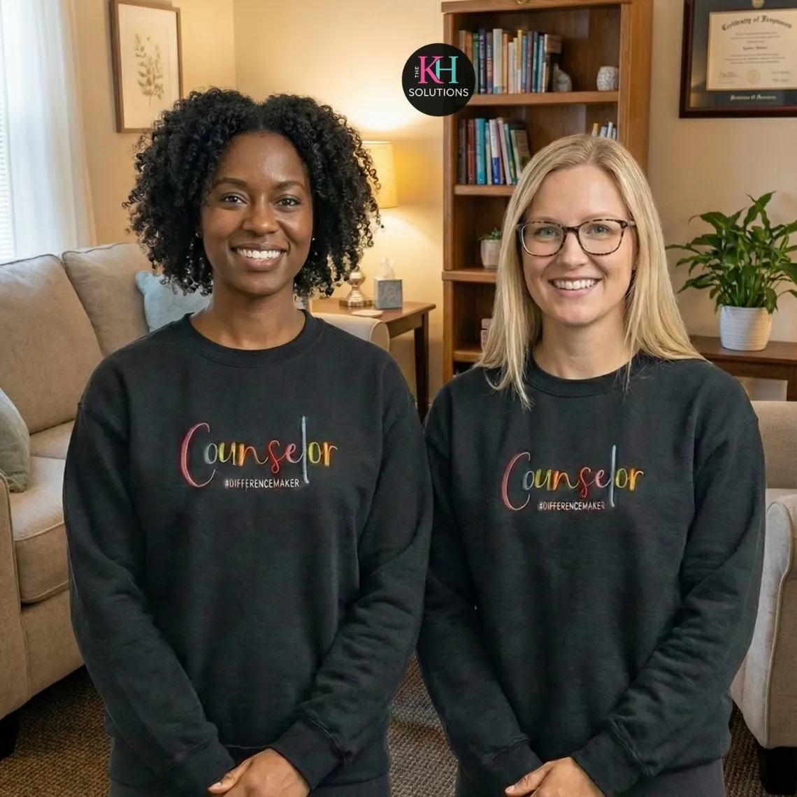 counselor difference maker sweatshirt (black) counselor difference maker sweatshirt (black)