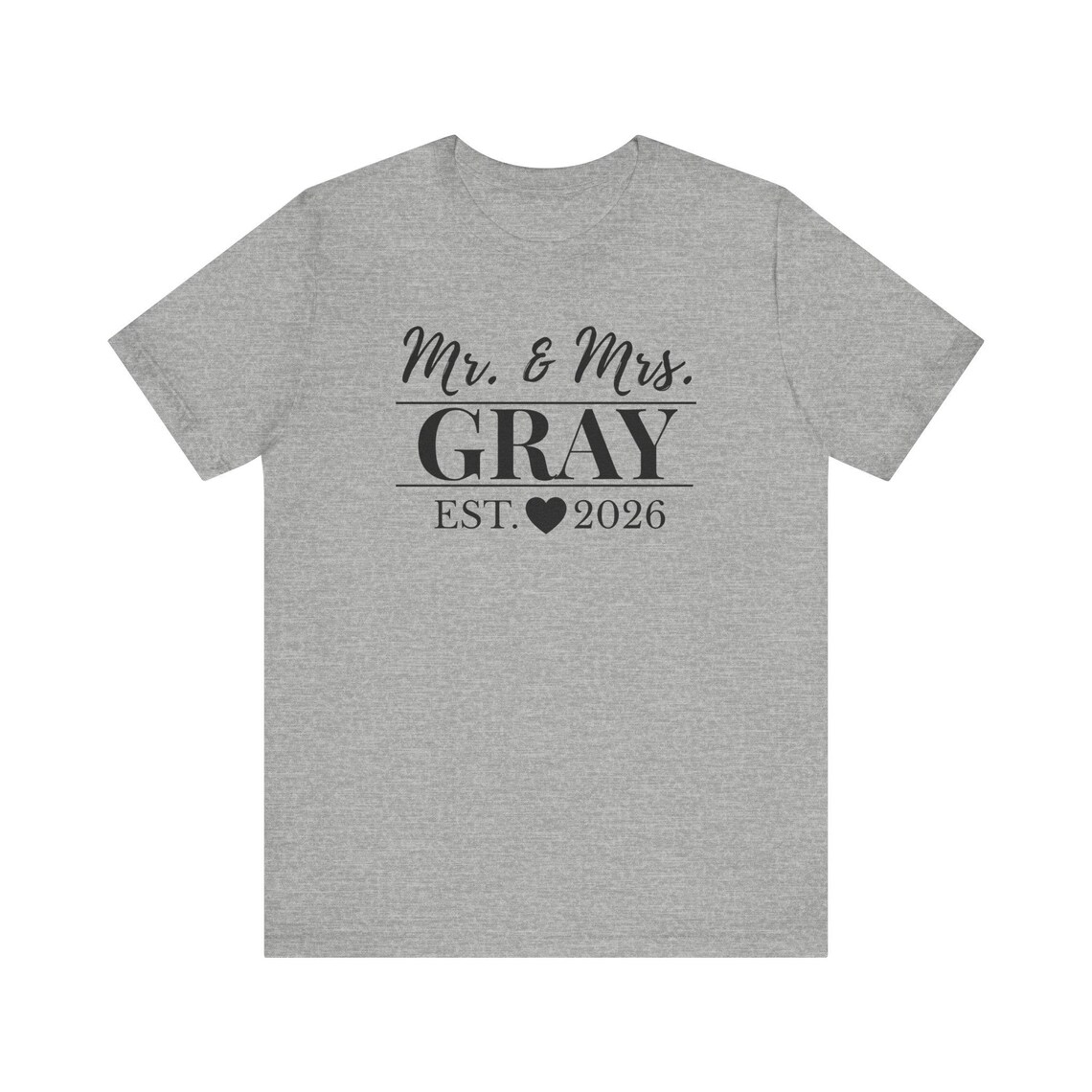 custom newlywed shirt – just married (mr. & mrs. gray) custom newlywed shirt – just married (mr. & mrs. gray)