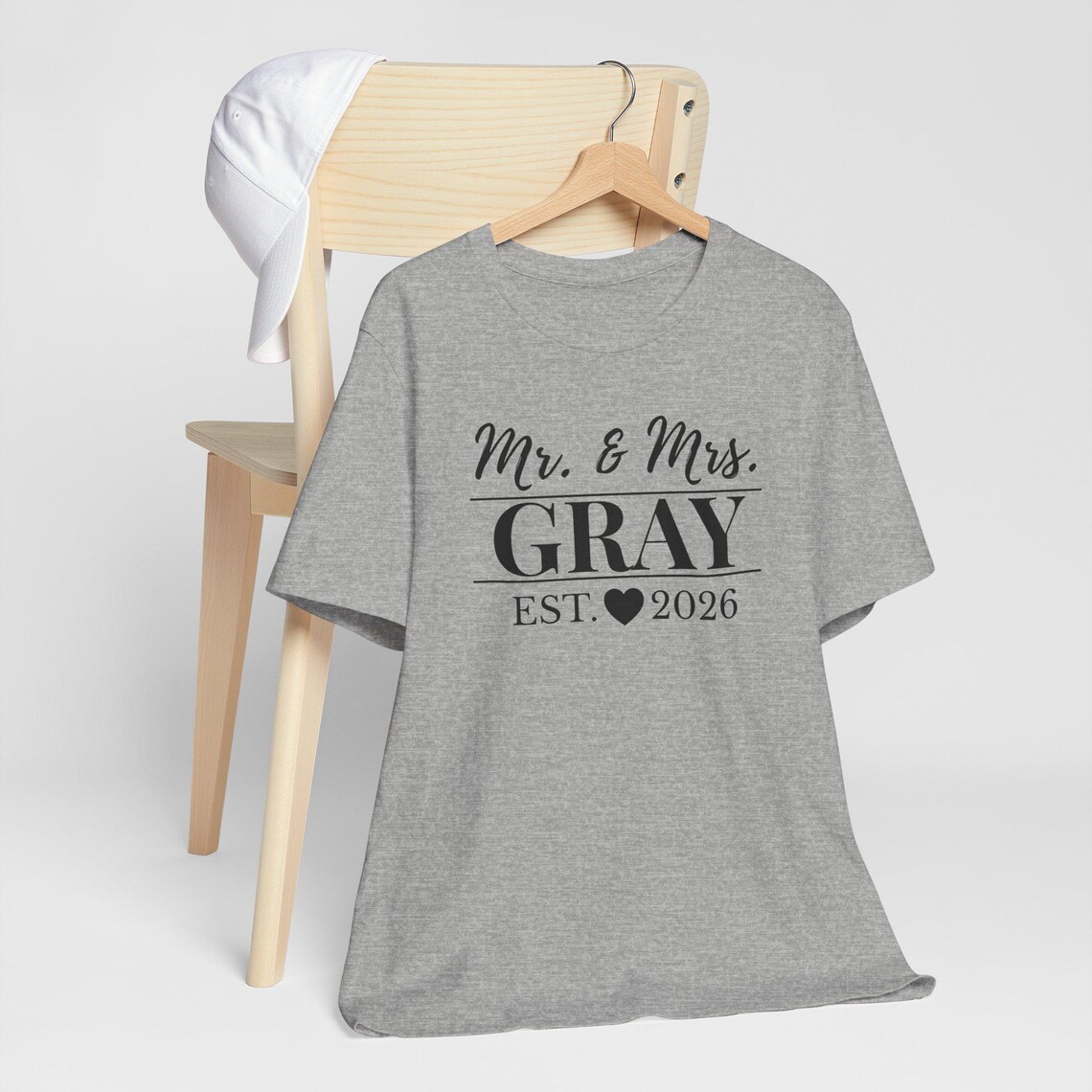 custom newlywed shirt – just married (mr. & mrs. gray) custom newlywed shirt – just married (mr. & mrs. gray)