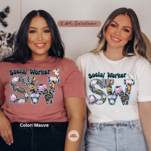Social Worker SW Graphic Tee