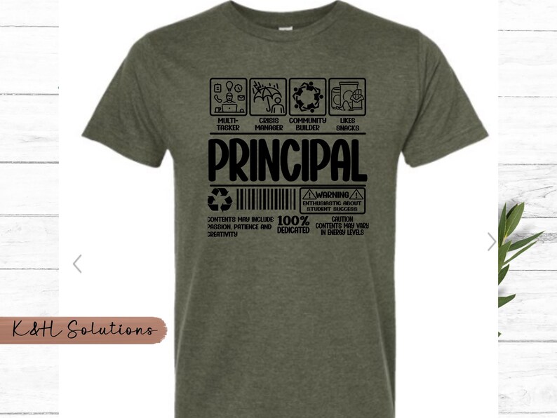 School Staff- Principal Shirt School Staff- Principal Shirt