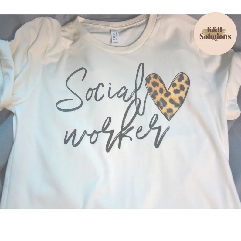 social worker leopard heart shirt gift for social workers social worker leopard heart shirt gift for social workers