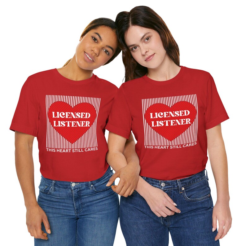 licensed listener shirt, striped heart love tee | pink heart graphic t shirt, therapist licensed listener tee licensed listener shirt, striped heart love tee | pink heart graphic t shirt, therapist licensed listener tee