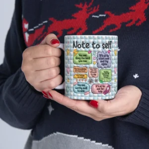 nOTE TO SELF MUG-Sublimation mugs
