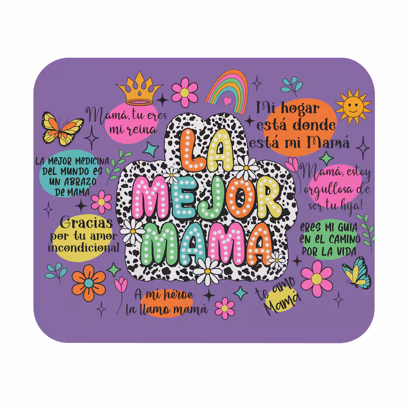 La Mejor Mama Lila Mousepad La Mejor Mama Lila Mousepad