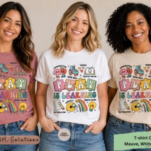 Mini-shop Play Is Learning Shirt and Sweatshirt, Play Therapist Tee