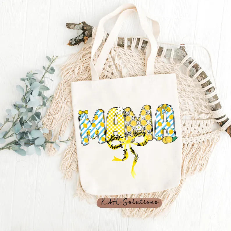 Personalized MOM Tote Bag Personalized MOM Tote Bag