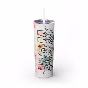 MOM TUMBLER Personalized Floral Mom Tumbler