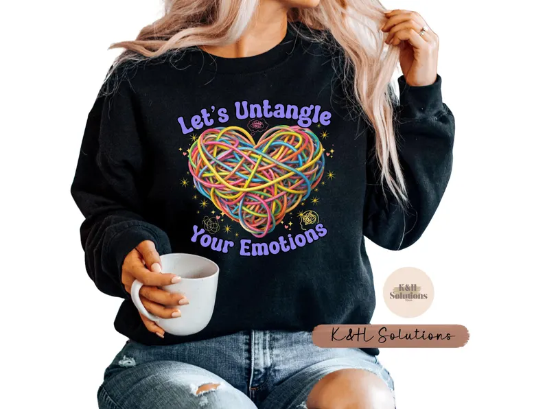 let’s untangle your emotions shirt, mental health tee, therapist, counselor, social worker shirt, self care gift let’s untangle your emotions shirt, mental health tee, therapist, counselor, social worker shirt, self care gift