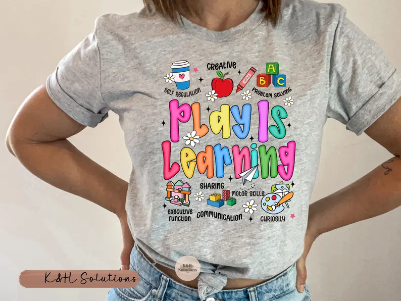 play is learning shirt, play therapist tee, preschool teacher shirt, early childhood educator gift play is learning shirt, play therapist tee, preschool teacher shirt, early childhood educator gift
