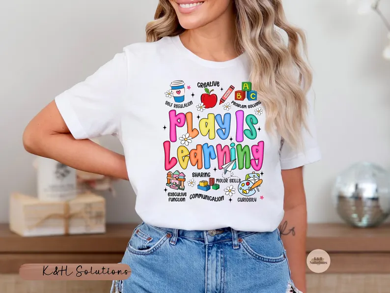 play is learning shirt, play therapist tee, preschool teacher shirt, early childhood educator gift play is learning shirt, play therapist tee, preschool teacher shirt, early childhood educator gift