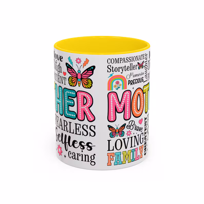 mother's day coffee mug: inspirational butterfly gift mother's day coffee mug: inspirational butterfly gift