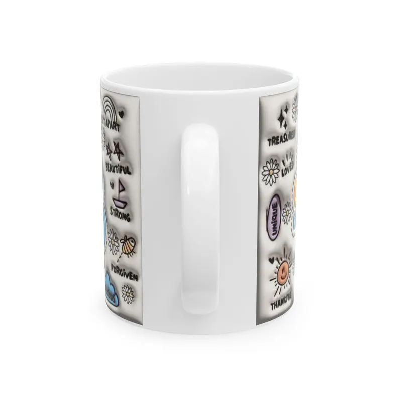 i am a child of god mug: christian ceramic coffee mug (11oz) i am a child of god mug: christian ceramic coffee mug (11oz)