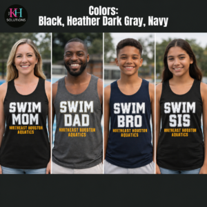 neha swim team performance shirt, a4 performance tee, swim club shirt, athletic swim shirt, team apparel (copy)