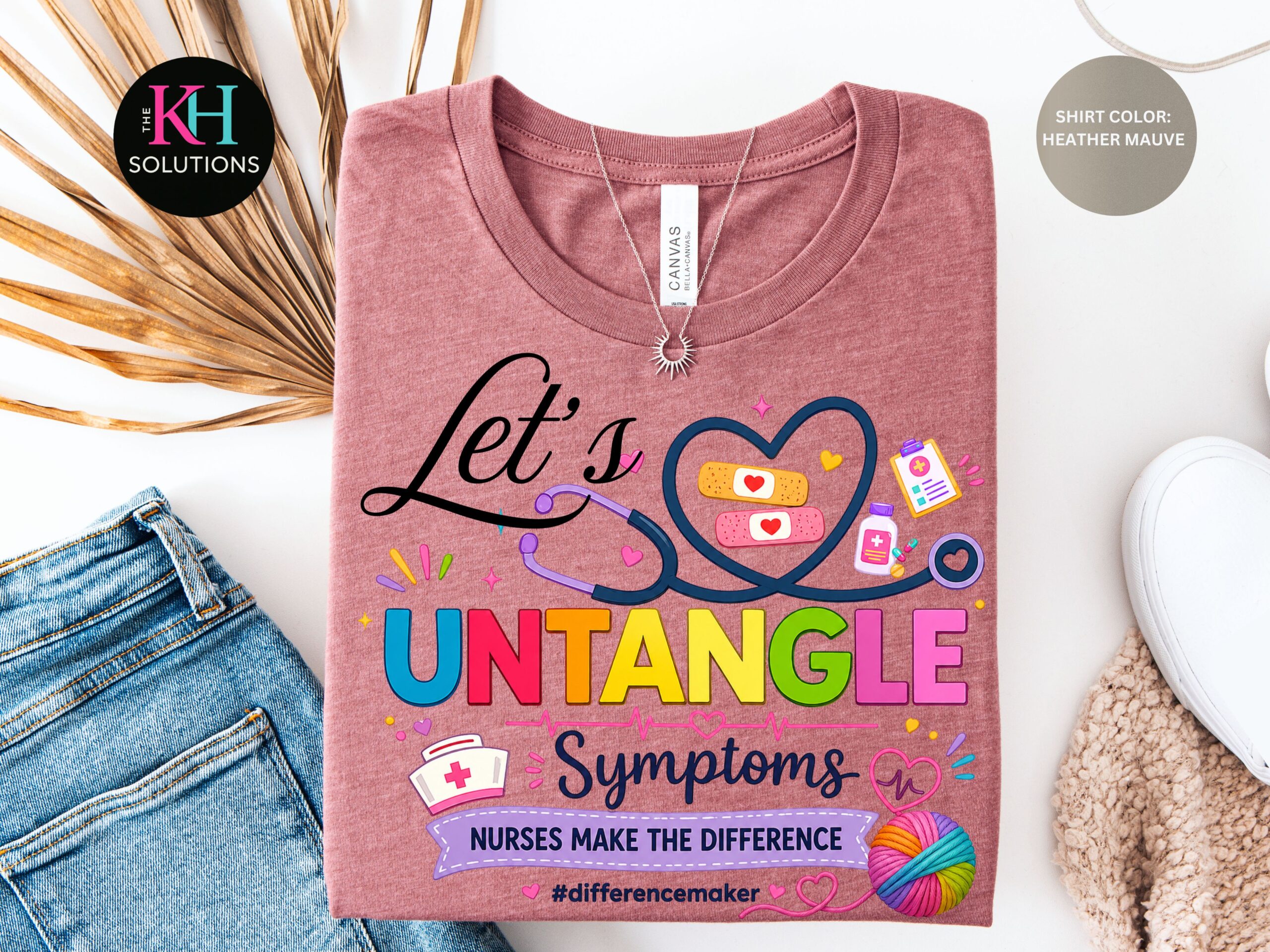 let's untangle symptoms nurse shirt – mental health awareness graphic tee let's untangle symptoms nurse shirt – mental health awareness graphic tee
