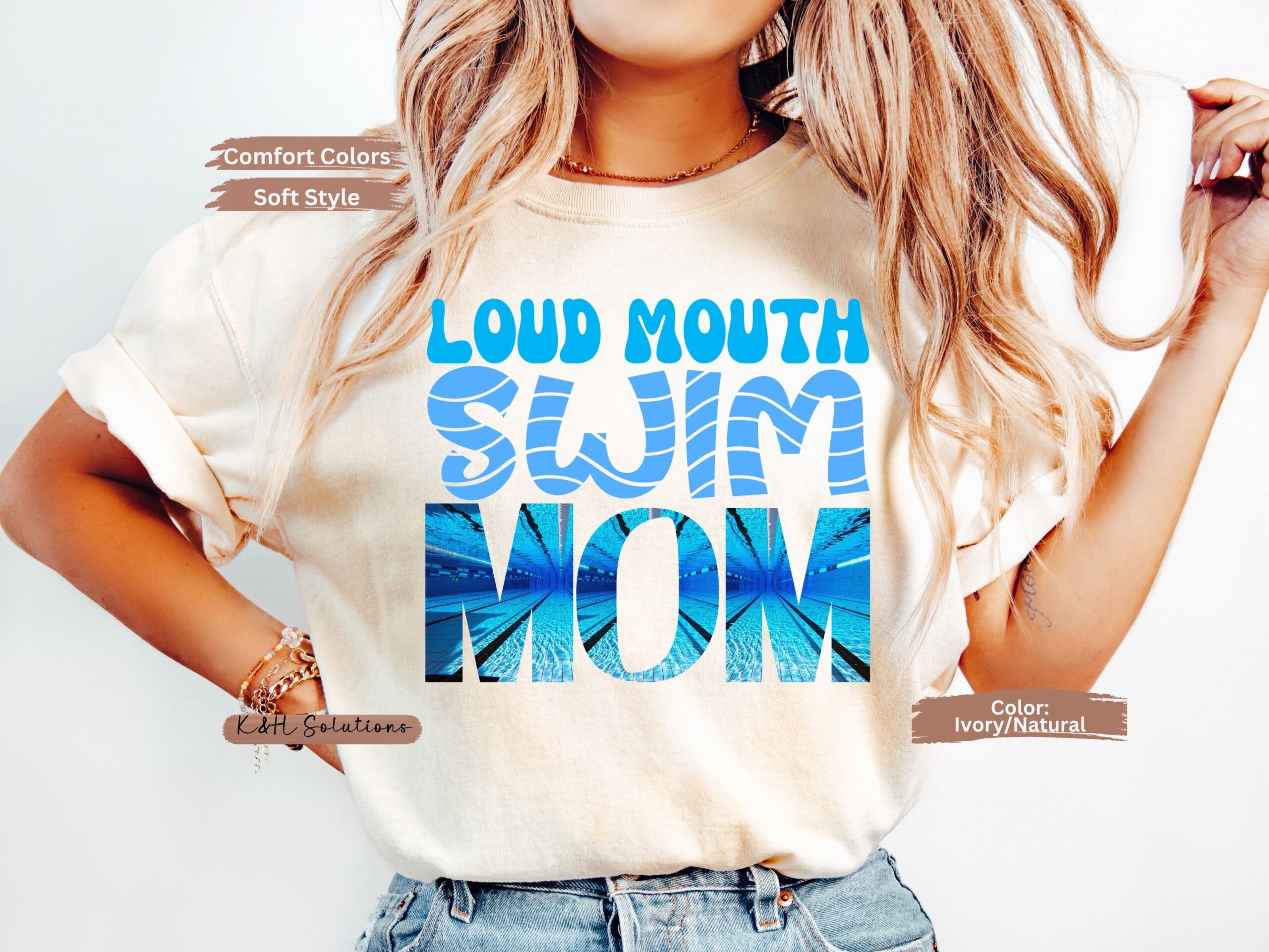 loud mouth swim mom shirt, funny swim team mom tee, summer swim meet t shirt gift loud mouth swim mom shirt, funny swim team mom tee, summer swim meet t shirt gift