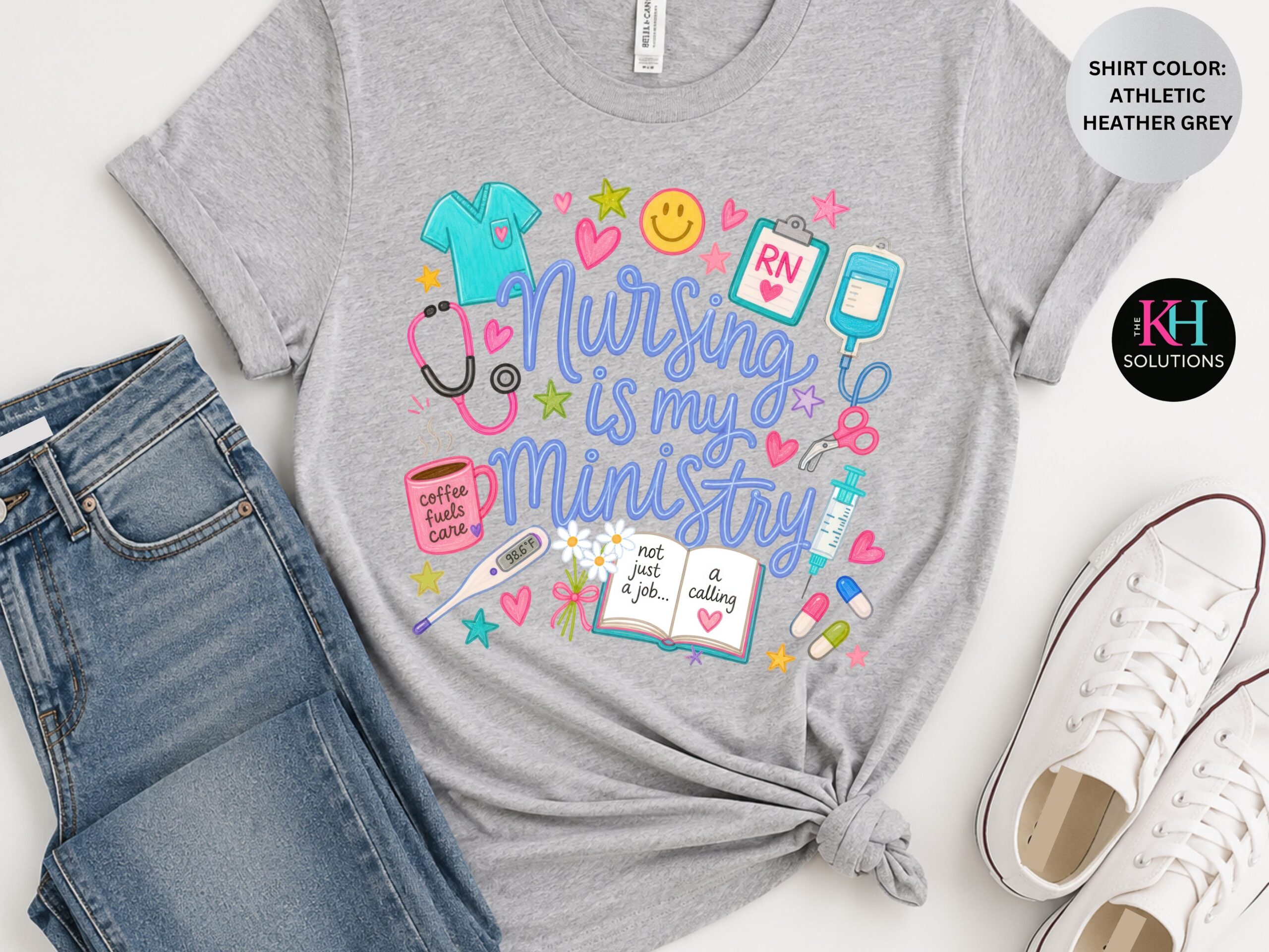 christian nurse shirt, nursing is my ministry tee, rn gift for nurses, cute medical nurse apparel, faith based nurse shirt christian nurse shirt, nursing is my ministry tee, rn gift for nurses, cute medical nurse apparel, faith based nurse shirt