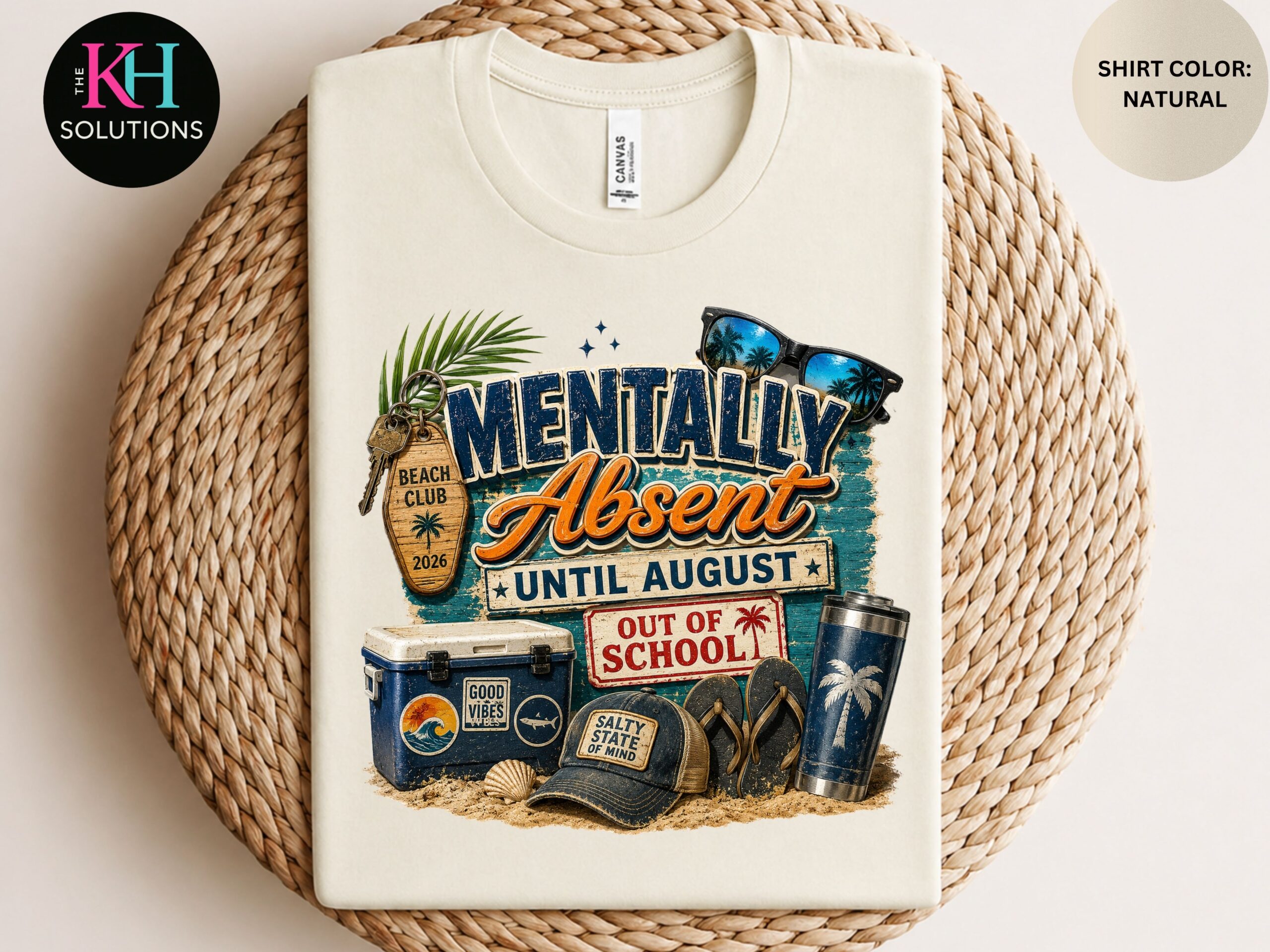 mentally absent until august shirt, end of school year teacher summer tee mentally absent until august shirt, end of school year teacher summer tee