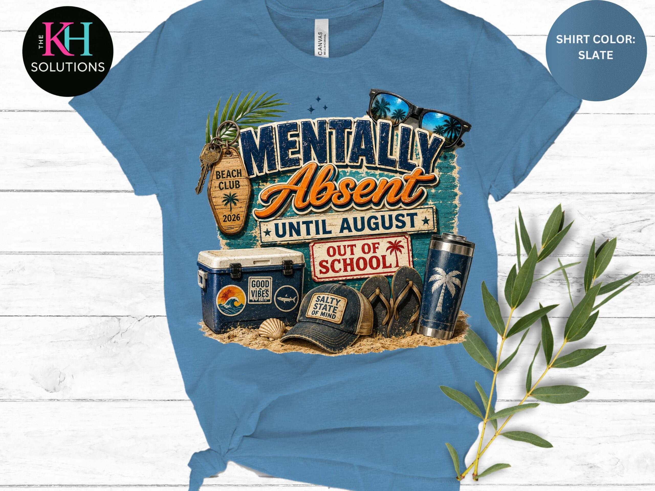 mentally absent until august shirt, end of school year teacher summer tee mentally absent until august shirt, end of school year teacher summer tee